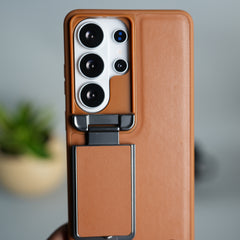 Galaxy S26 Ultra Metal Camera Cap with Stand Cover