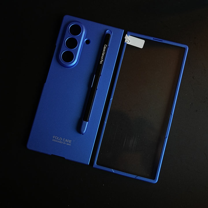 Slim Matte Hard Cover for Galaxy Z Fold 7 | S Pen Holder & Front Frame