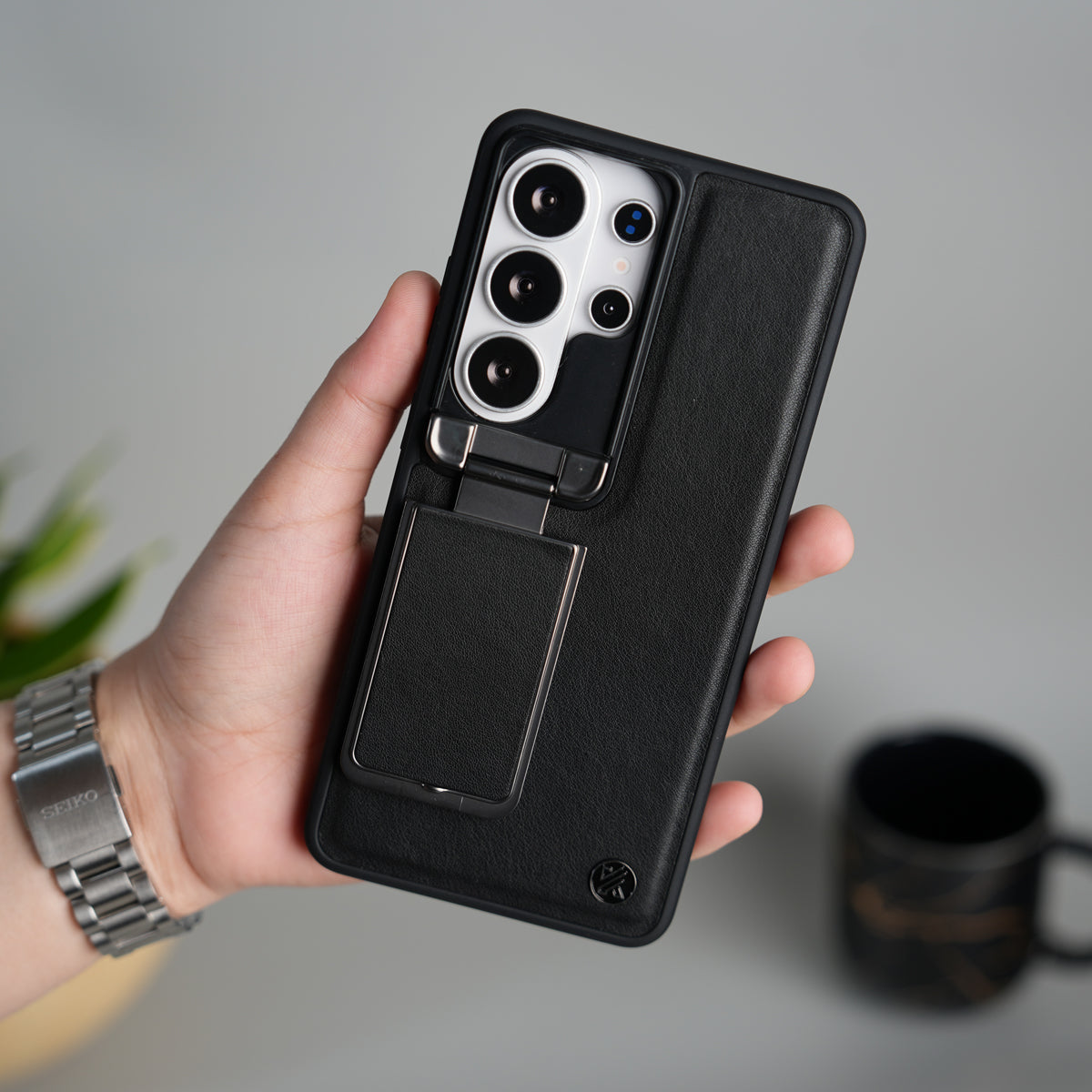 Galaxy S26 Ultra Metal Camera Cap with Stand Cover