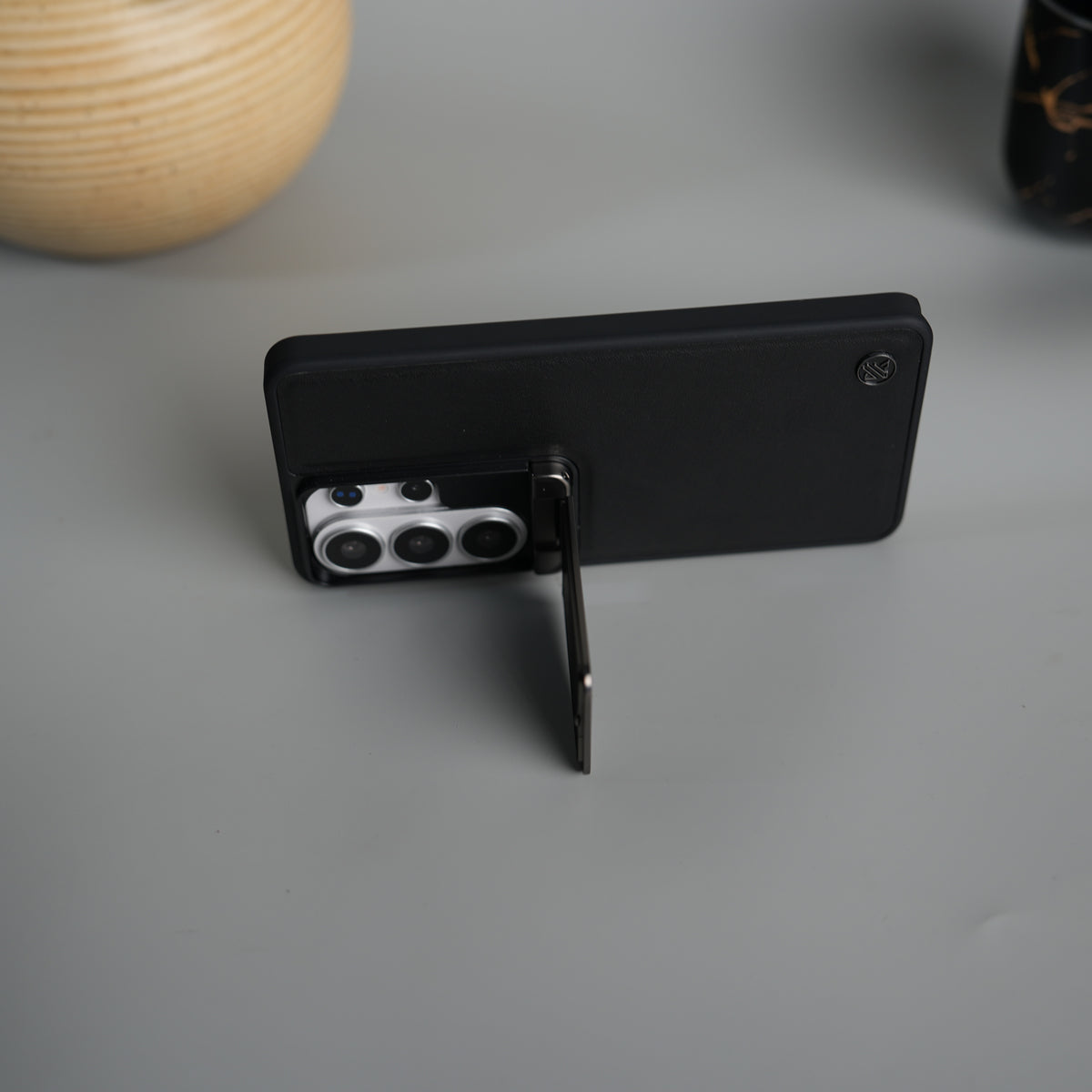 Galaxy S26 Ultra Metal Camera Cap with Stand Cover