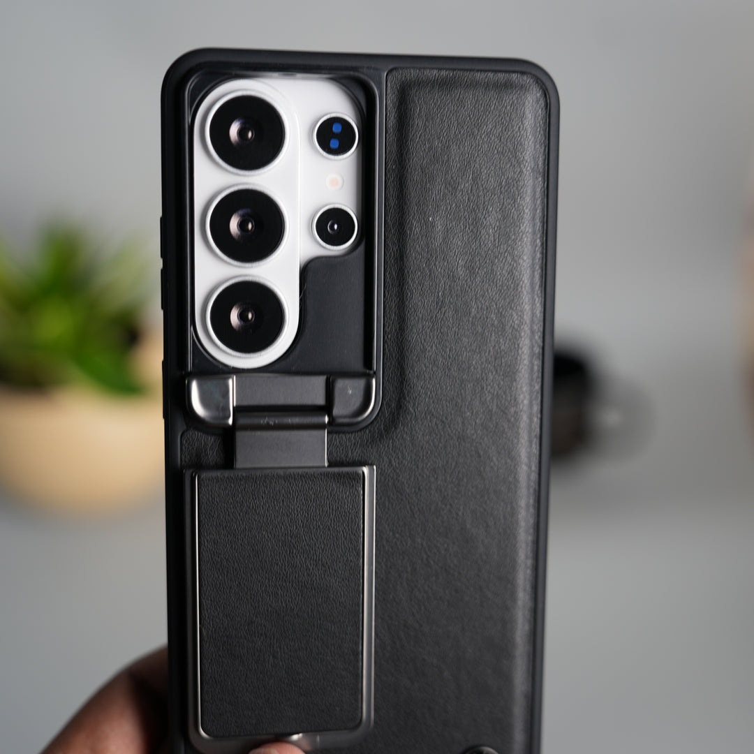 Galaxy S26 Ultra Metal Camera Cap with Stand Cover