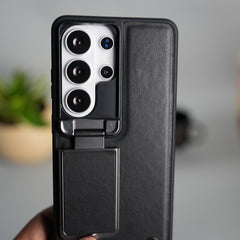 Galaxy S26 Ultra Metal Camera Cap with Stand Cover