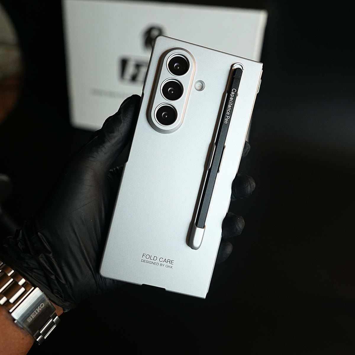 Slim Matte Hard Cover for Galaxy Z Fold 7 | S Pen Holder & Front Frame