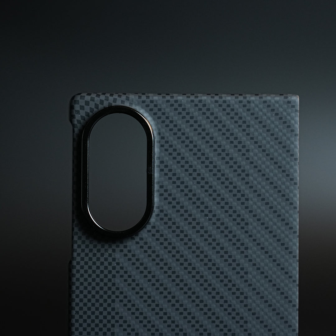 Carbon Fiber Texture Case for Samsung Galaxy Z Fold 8 | Magnetic Ring + 2 Ultra HD Tempered Glass