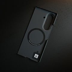 Carbon Fiber Texture Case for Samsung Galaxy Z Fold 8 Ultra  | Magnetic Ring + 2 Ultra HD Tempered Glass
