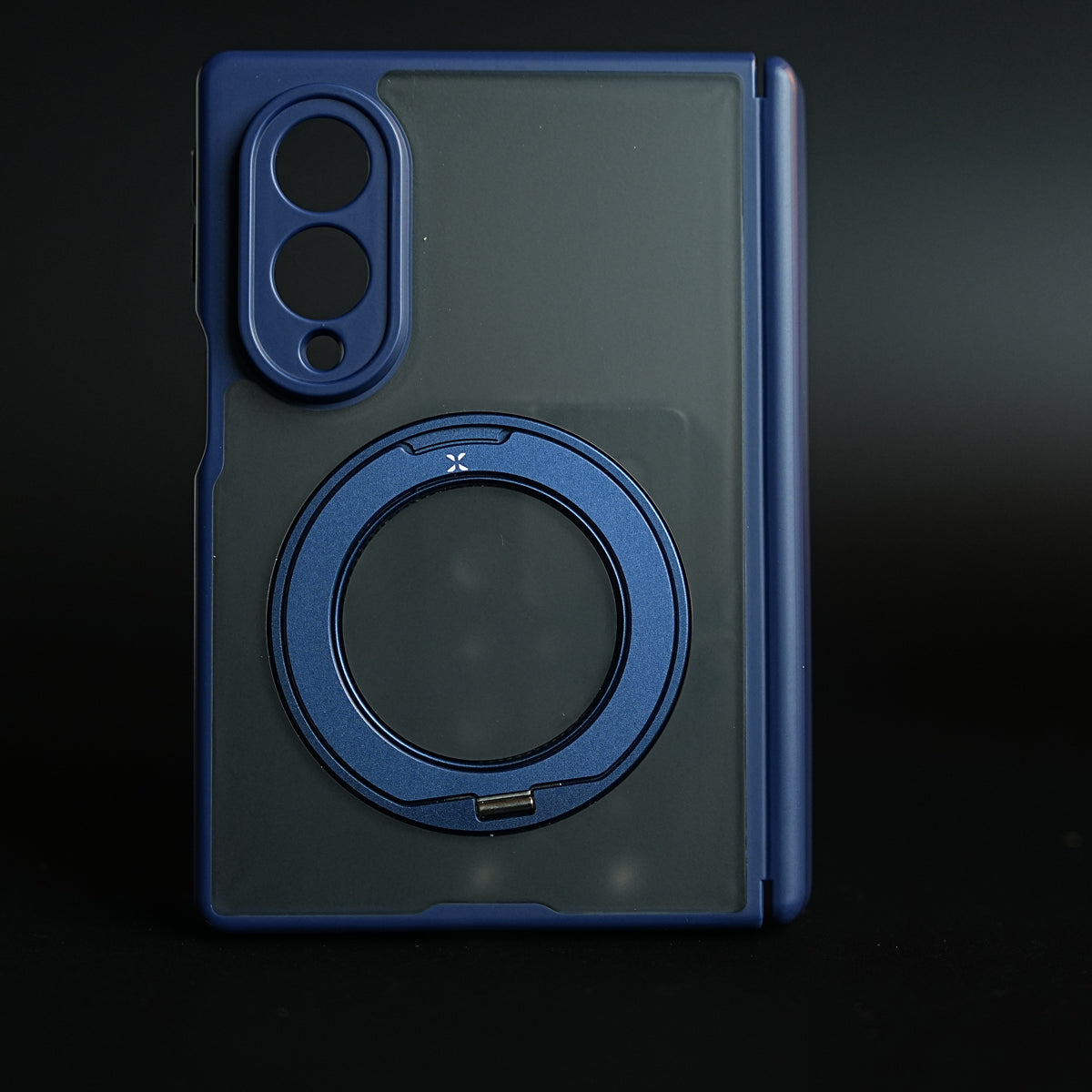 Magnetic Frosted Armor Case for Samsung Galaxy Z fold 8 | Rotating Metal Stand