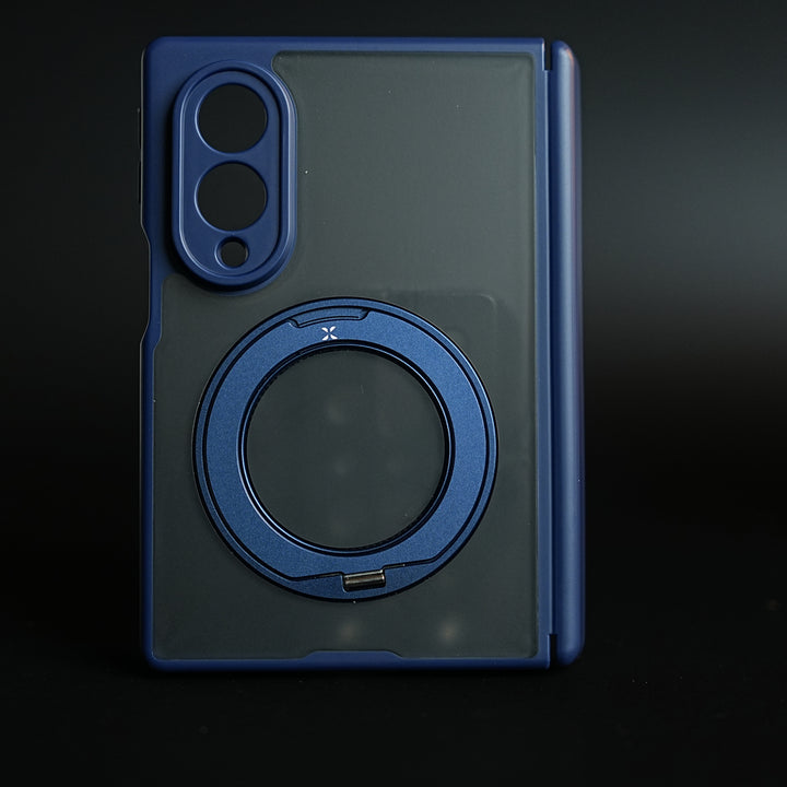 Magnetic Frosted Armor Case for Samsung Galaxy Z fold 8 | Rotating Metal Stand
