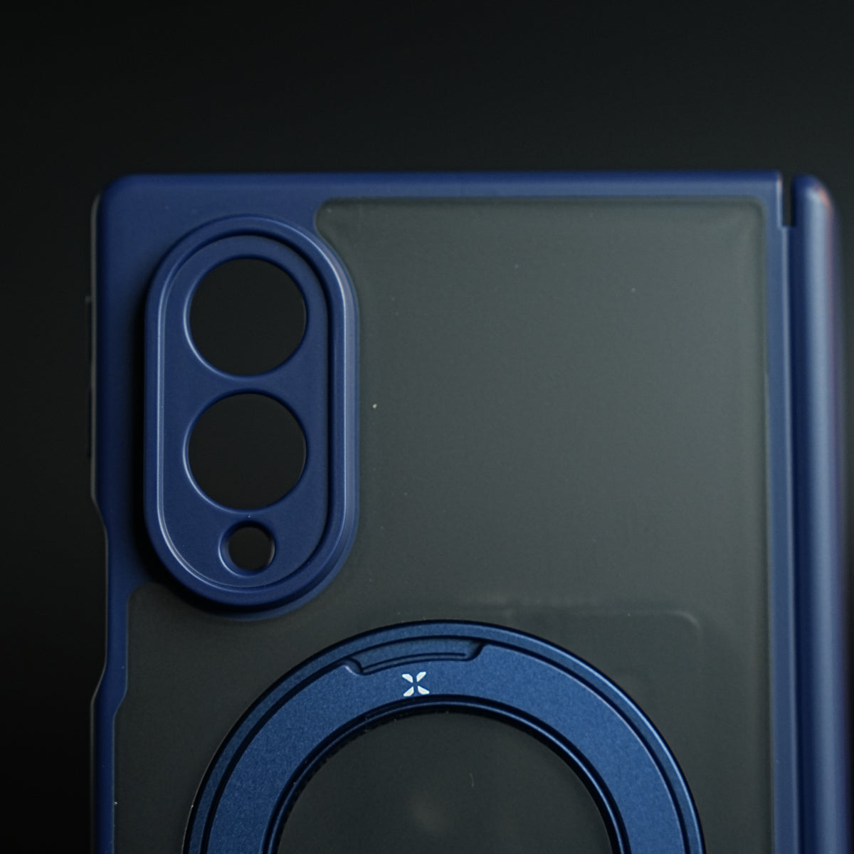 Magnetic Frosted Armor Case for Samsung Galaxy Z fold 8 | Rotating Metal Stand