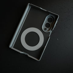Magnetic Frosted Armor Case for Samsung Galaxy Z fold 8 | Rotating Metal Stand