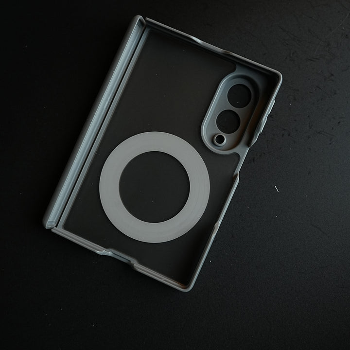 Magnetic Frosted Armor Case for Samsung Galaxy Z fold 8 | Rotating Metal Stand
