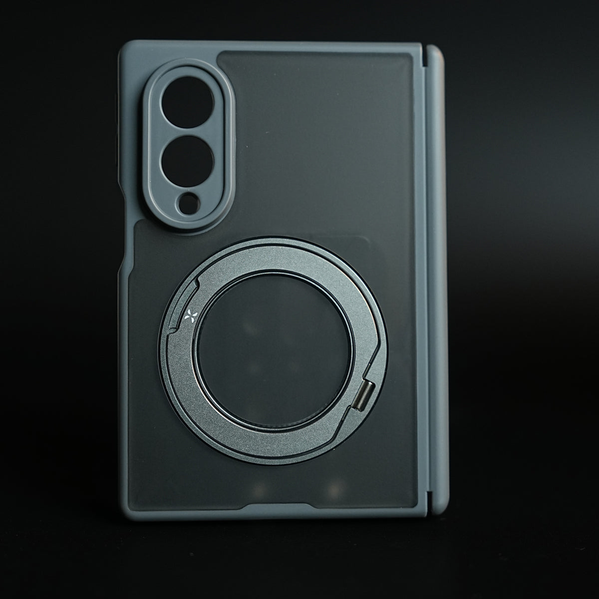 Magnetic Frosted Armor Case for Samsung Galaxy Z fold 8 | Rotating Metal Stand