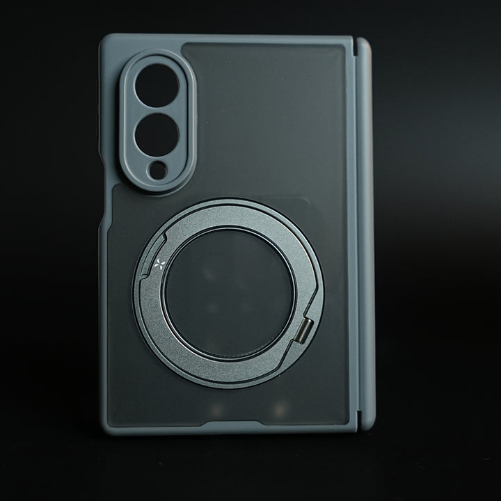 Magnetic Frosted Armor Case for Samsung Galaxy Z fold 8 | Rotating Metal Stand