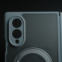 Magnetic Frosted Armor Case for Samsung Galaxy Z fold 8 | Rotating Metal Stand