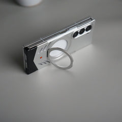 Galaxy Z Fold 6 Magnetic Aluminum Alloy Metal Rimless Frame Heat Dissipation Stand Phone Case