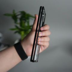 Galaxy S24 Ultra Metal Camera Kickstand Case | Clear Shockproof Cover with Magnetic Ring