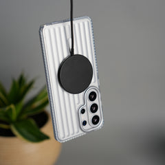 Galaxy S26 Ultra MagSafe Suitcase Design Case | Shiny Texture Back Cover