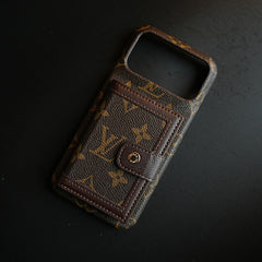 Vintage Pattern Wallet Case for iPhone 18 Series | Card Holder Cover