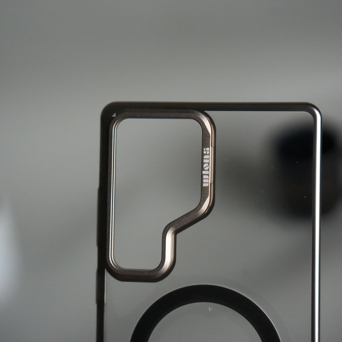 Galaxy S24 Ultra Metal Camera Kickstand Case | Clear Shockproof Cover with Magnetic Ring