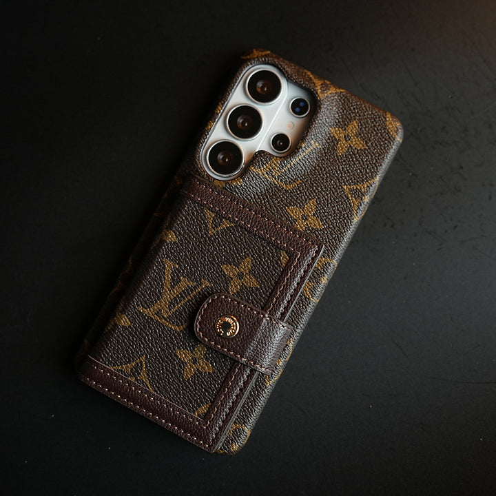 Vintage Pattern Wallet Case for Samsung galaxy Ultra Series | Card Holder Cover