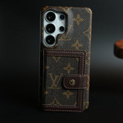 Vintage Pattern Wallet Case for Samsung galaxy Ultra Series | Card Holder Cover