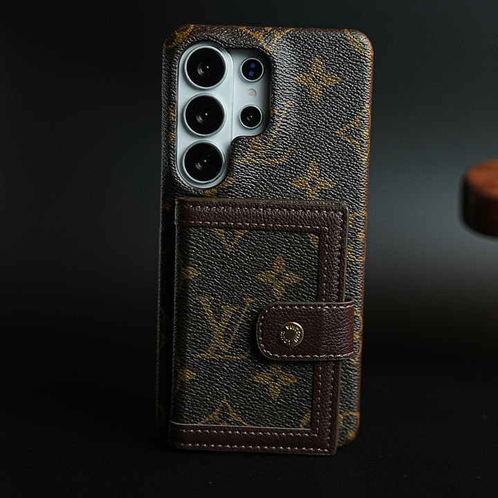 Vintage Pattern Wallet Case for Samsung galaxy Ultra Series | Card Holder Cover