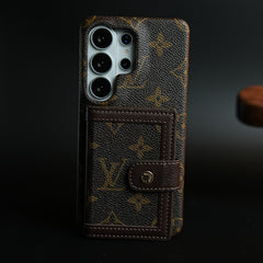Vintage Pattern Wallet Case for Samsung galaxy Ultra Series | Card Holder Cover