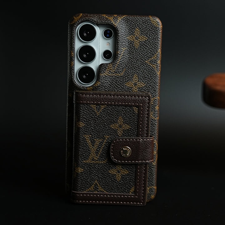 Vintage Pattern Wallet Case for Samsung galaxy Ultra Series | Card Holder Cover