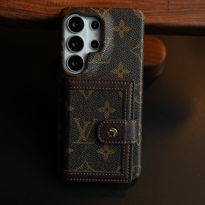 Vintage Pattern Wallet Case for Samsung galaxy Ultra Series | Card Holder Cover