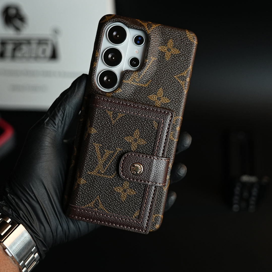 Vintage Pattern Wallet Case for Samsung galaxy Ultra Series | Card Holder Cover