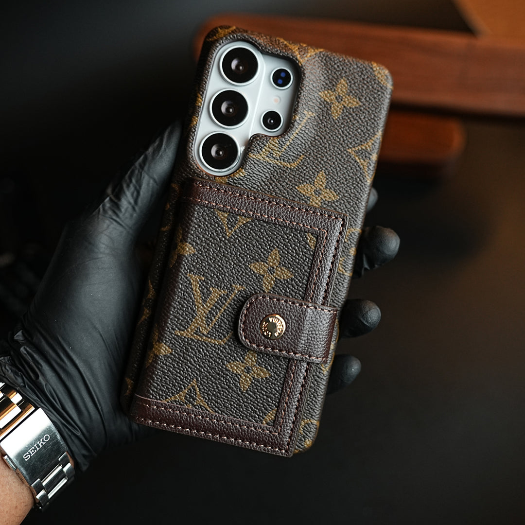 Vintage Pattern Wallet Case for Samsung galaxy Ultra Series | Card Holder Cover