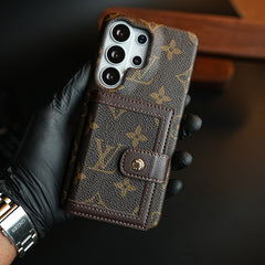 Vintage Pattern Wallet Case for Samsung galaxy Ultra Series | Card Holder Cover
