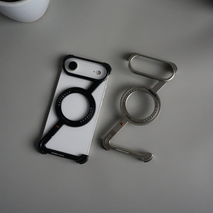 iPhone 17 Air Z Shape Aluminium Metal Rotating Kickstand Case