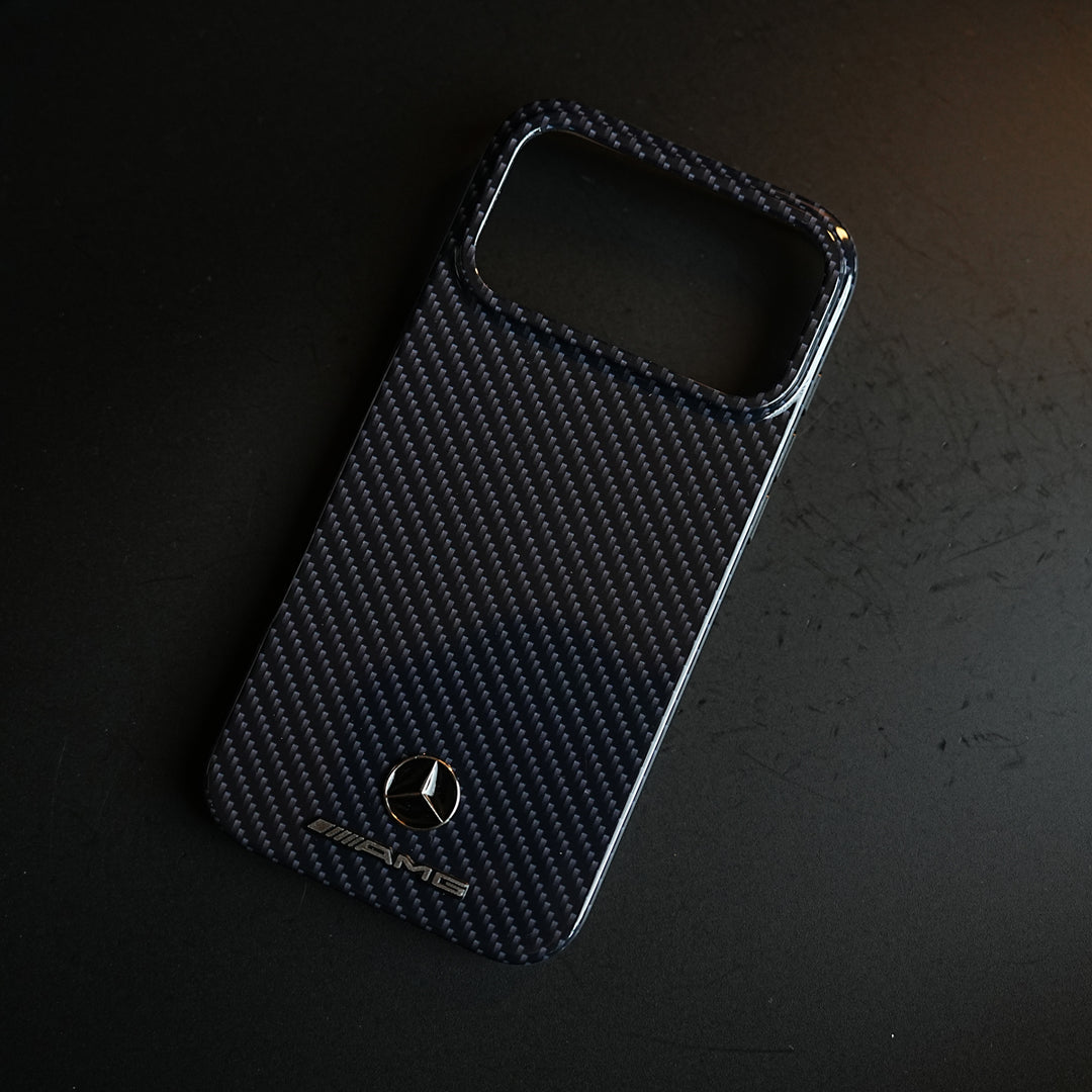 Carbon Fiber Texture Case for iPhone 17 Pro Max | Luxury Automotive Style Cover