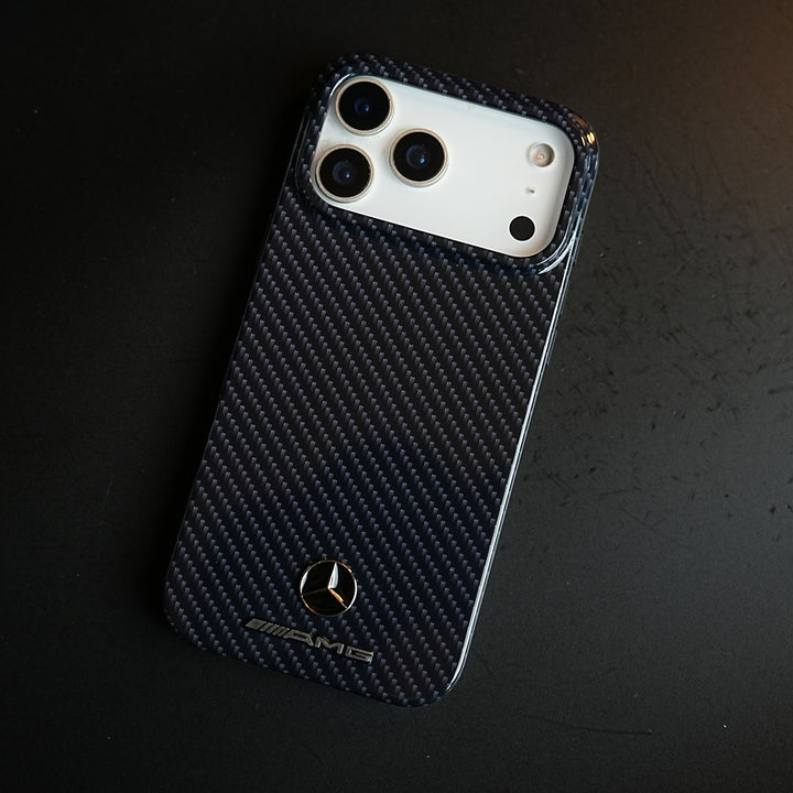 Carbon Fiber Texture Case for iPhone 17 Pro Max | Luxury Automotive Style Cover