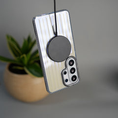 Galaxy S26 Ultra Transparent MagSafe Suitcase Design Case Back Cover