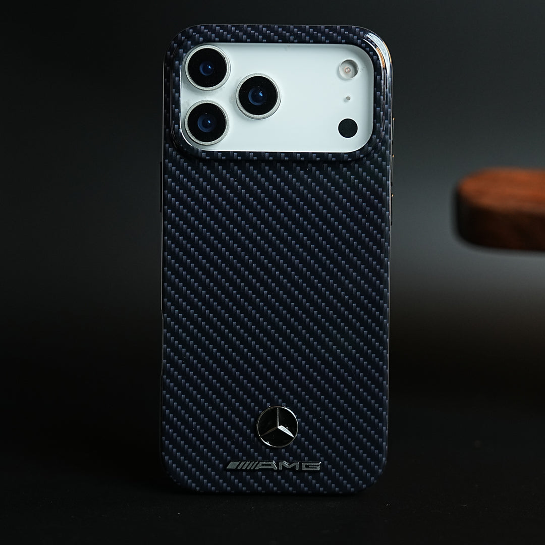 Carbon Fiber Texture Case for iPhone 17 Pro Max | Luxury Automotive Style Cover