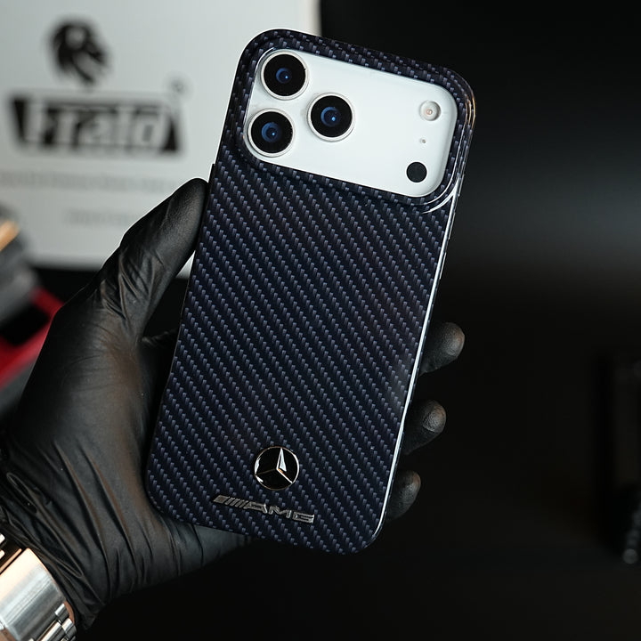 Carbon Fiber Texture Case for iPhone 17 Pro Max | Luxury Automotive Style Cover
