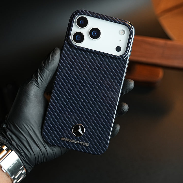 Carbon Fiber Texture Case for iPhone 17 Pro Max | Luxury Automotive Style Cover