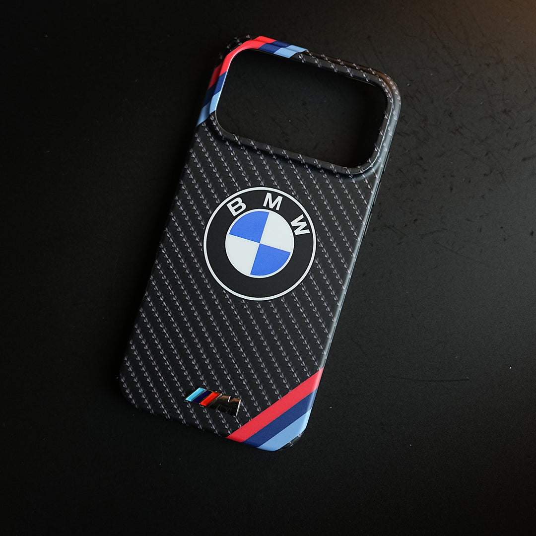 Carbon Fiber Texture Motorsport Case for iPhone 17 Pro Max | Racing Style Cover