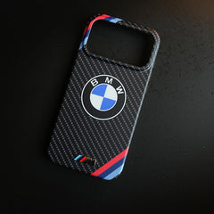 Carbon Fiber Texture Motorsport Case for iPhone 17 Pro Max | Racing Style Cover