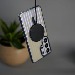 Galaxy S26 Ultra Transparent MagSafe Suitcase Design Case Back Cover