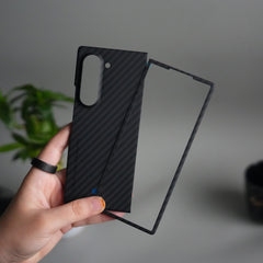 Galaxy Z Fold 5 Carbon Fiber Slim Case | Ultra-Thin Lightweight Protective Cover