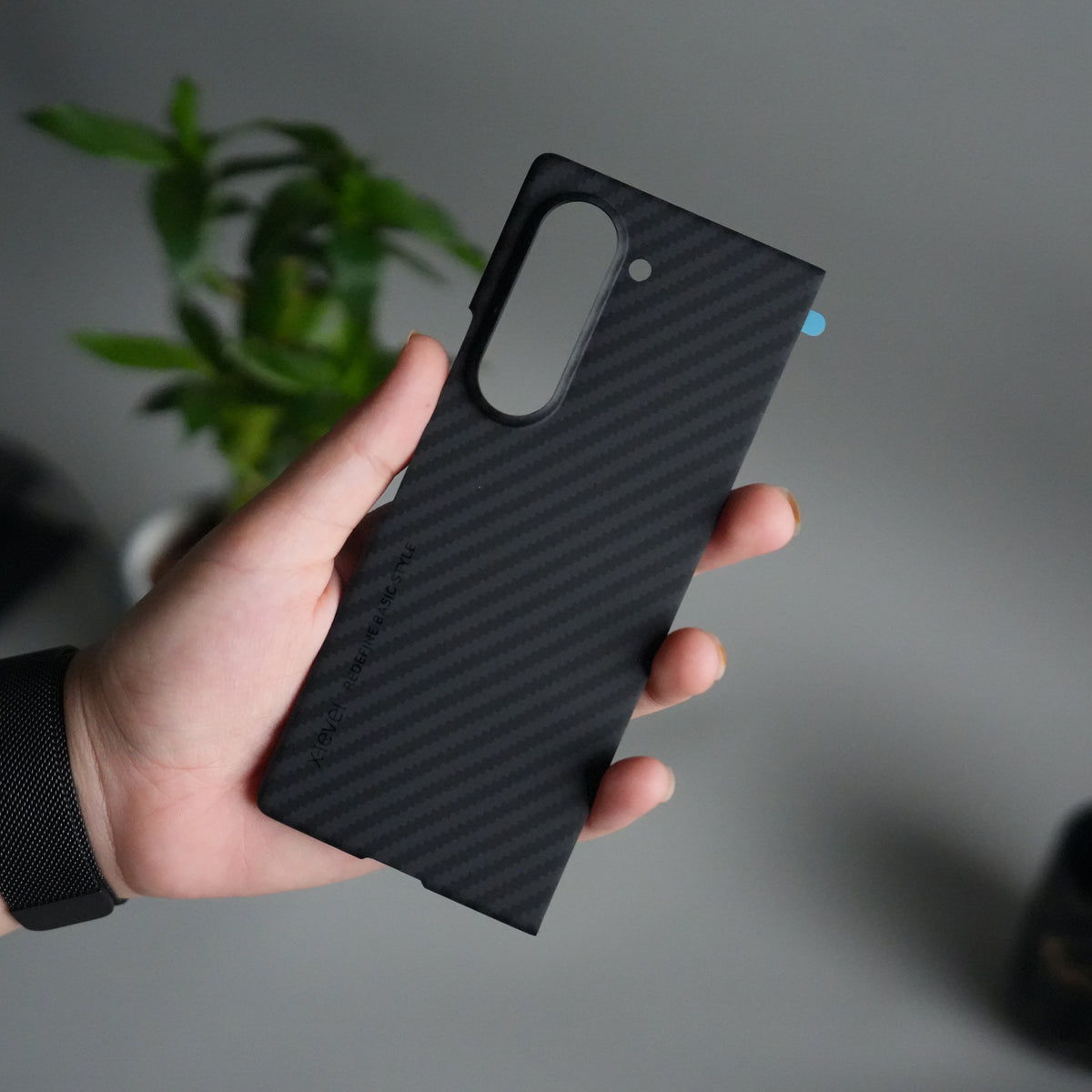 Galaxy Z Fold 5 Carbon Fiber Slim Case | Ultra-Thin Lightweight Protective Cover
