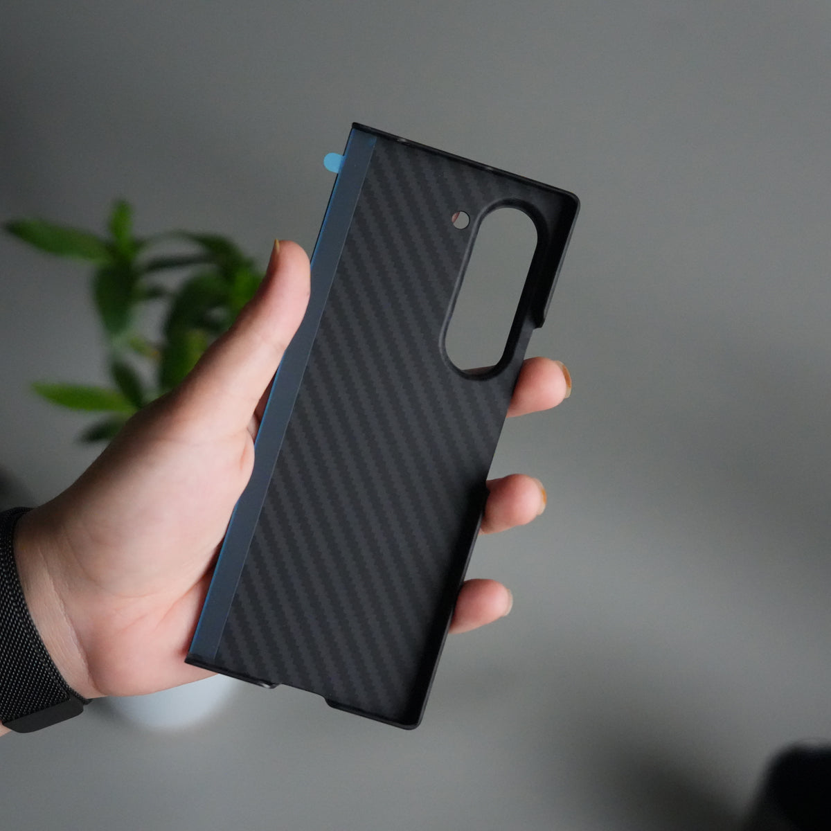 Galaxy Z Fold 5 Carbon Fiber Slim Case | Ultra-Thin Lightweight Protective Cover