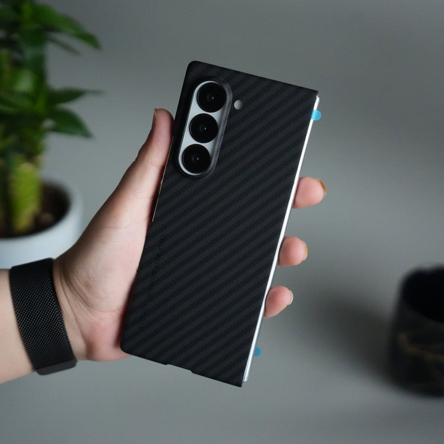 Galaxy Z Fold Series Carbon Fiber Slim Case | Ultra-Thin Lightweight Protective Cover