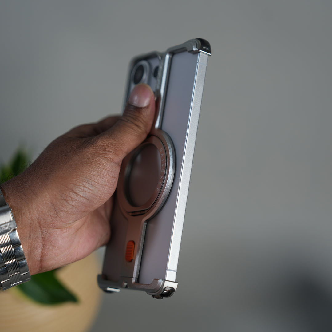 Galaxy S26 Ultra Aluminium Metal Frame Rotating Kickstand Case