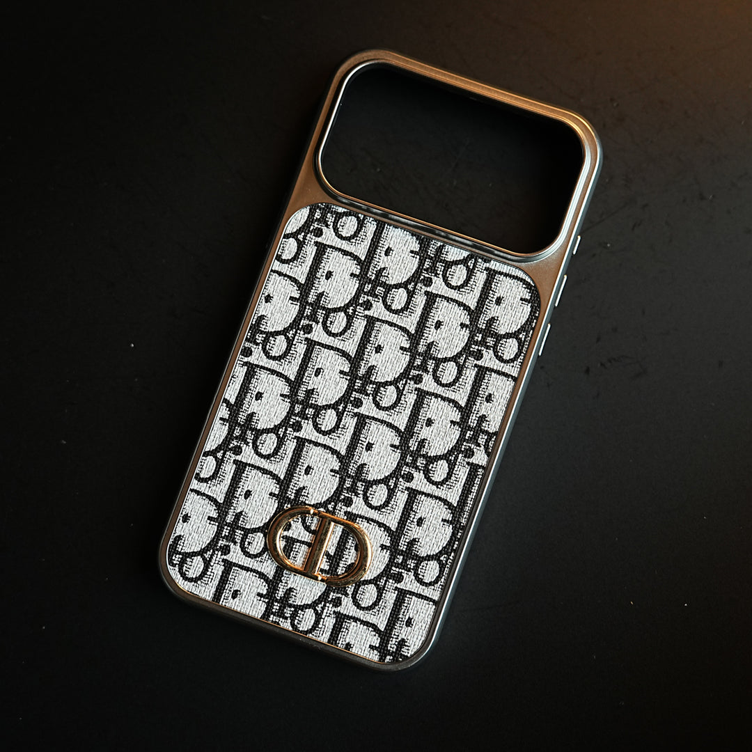 Luxury Pattern Case for iPhone 17 Series | Metallic Frame Protective Cover
