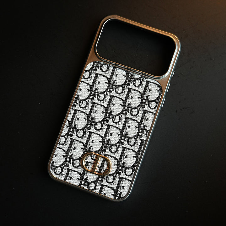 Luxury Pattern Case for iPhone 17 Series | Metallic Frame Protective Cover