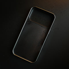 Luxury Pattern Case for iPhone 17 Series | Metallic Frame Protective Cover