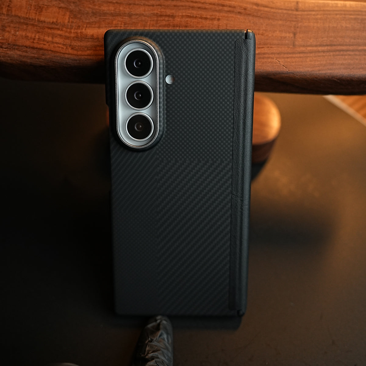 Slim Carbon Fiber Texture Case for Samsung Galaxy Z Fold 8 Ultra | Magsafe Compatible